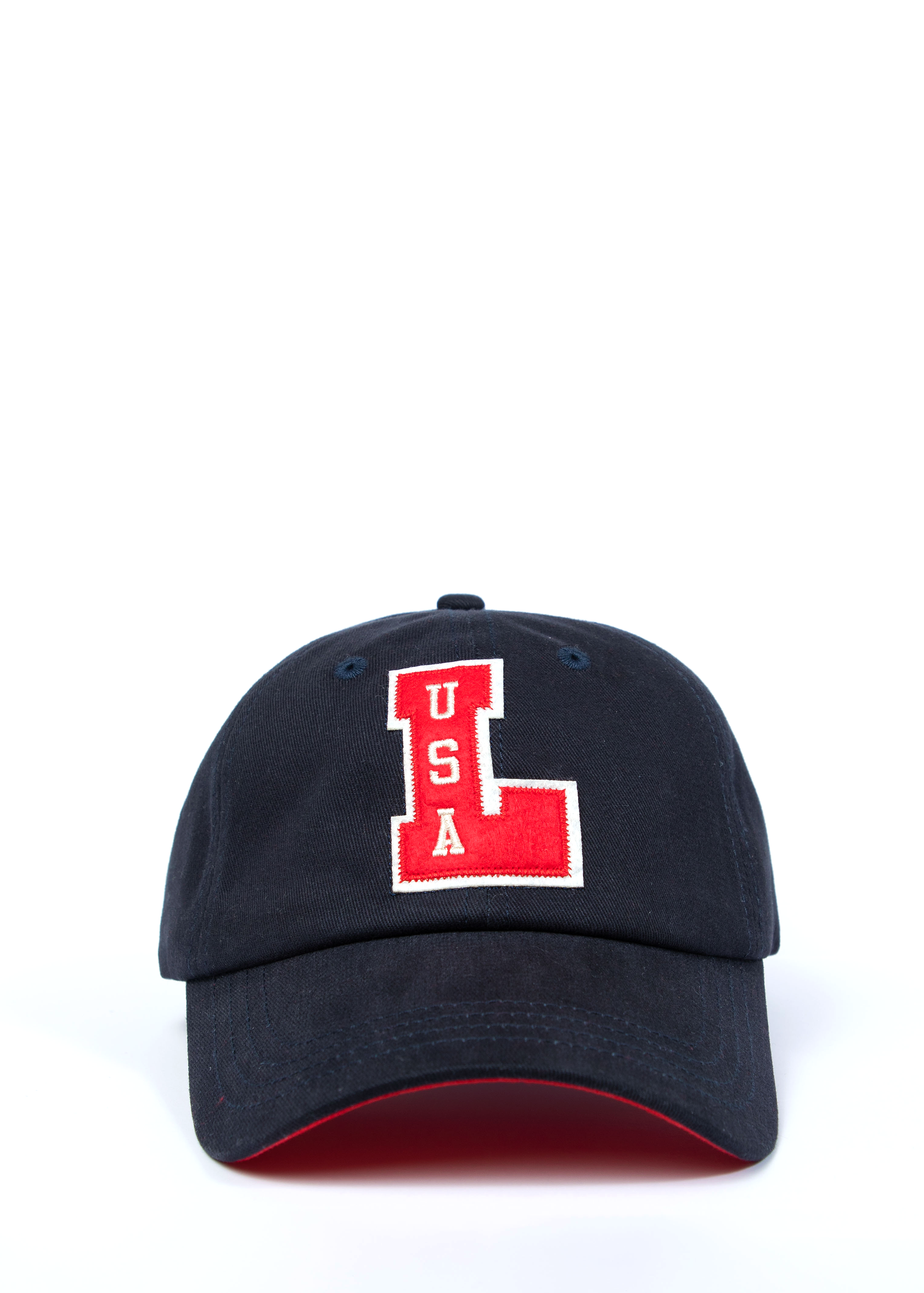 Navy Big "L" Lacrosse Letterman Cap