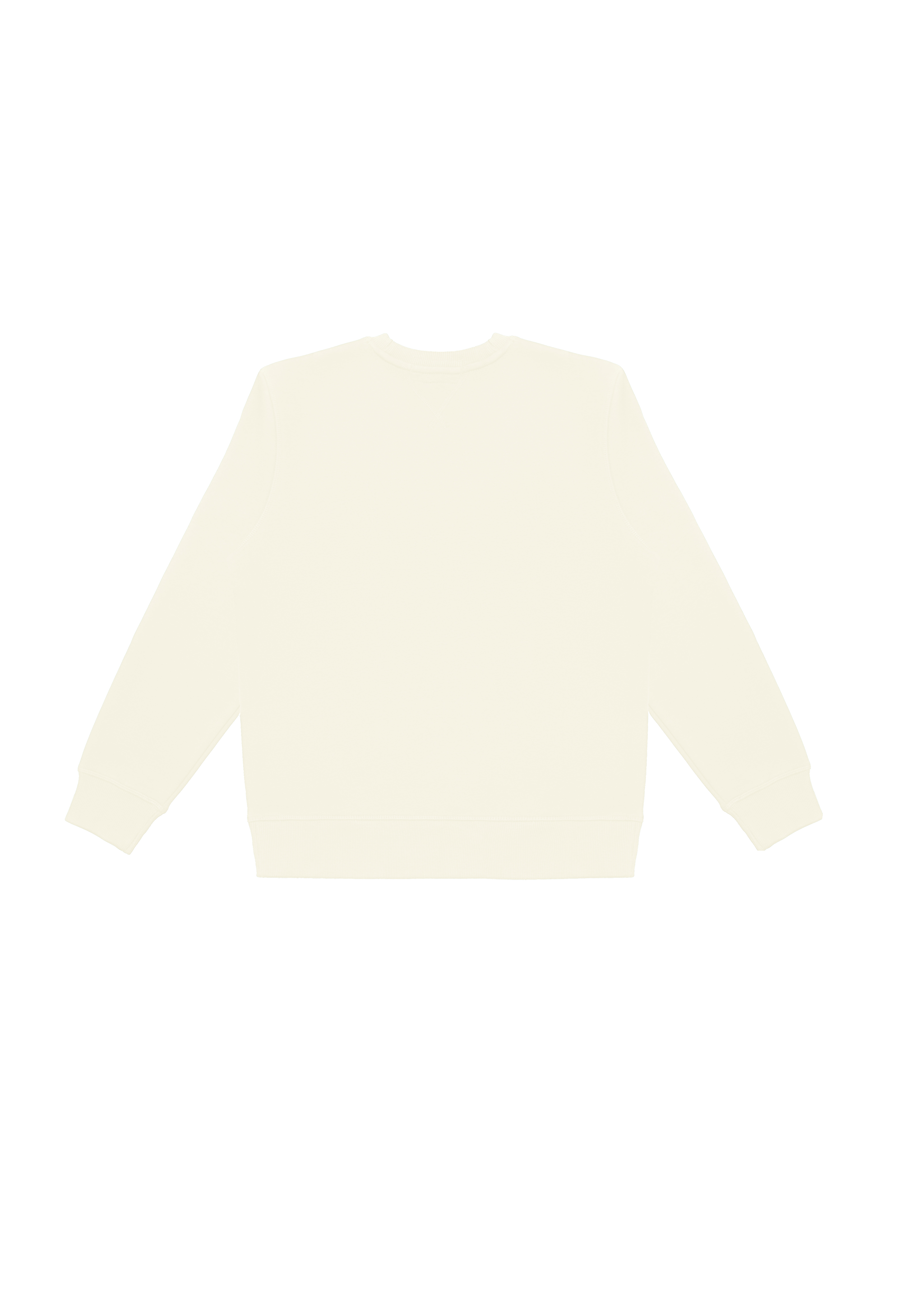 Classic Cream Lacrosse Crew Neck Sweatshirt