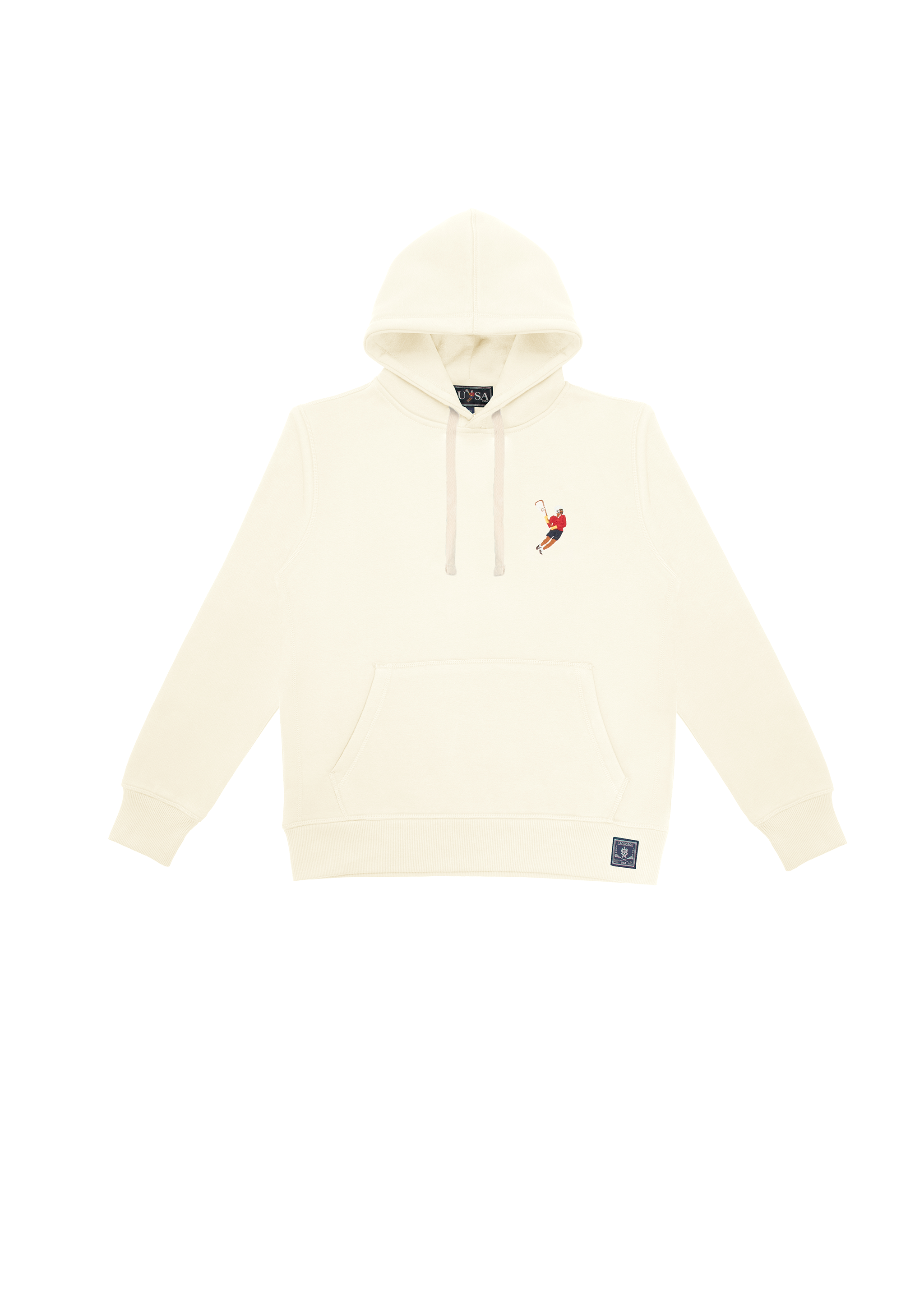 Classic Cream Lacrosse Pullover Hoodie