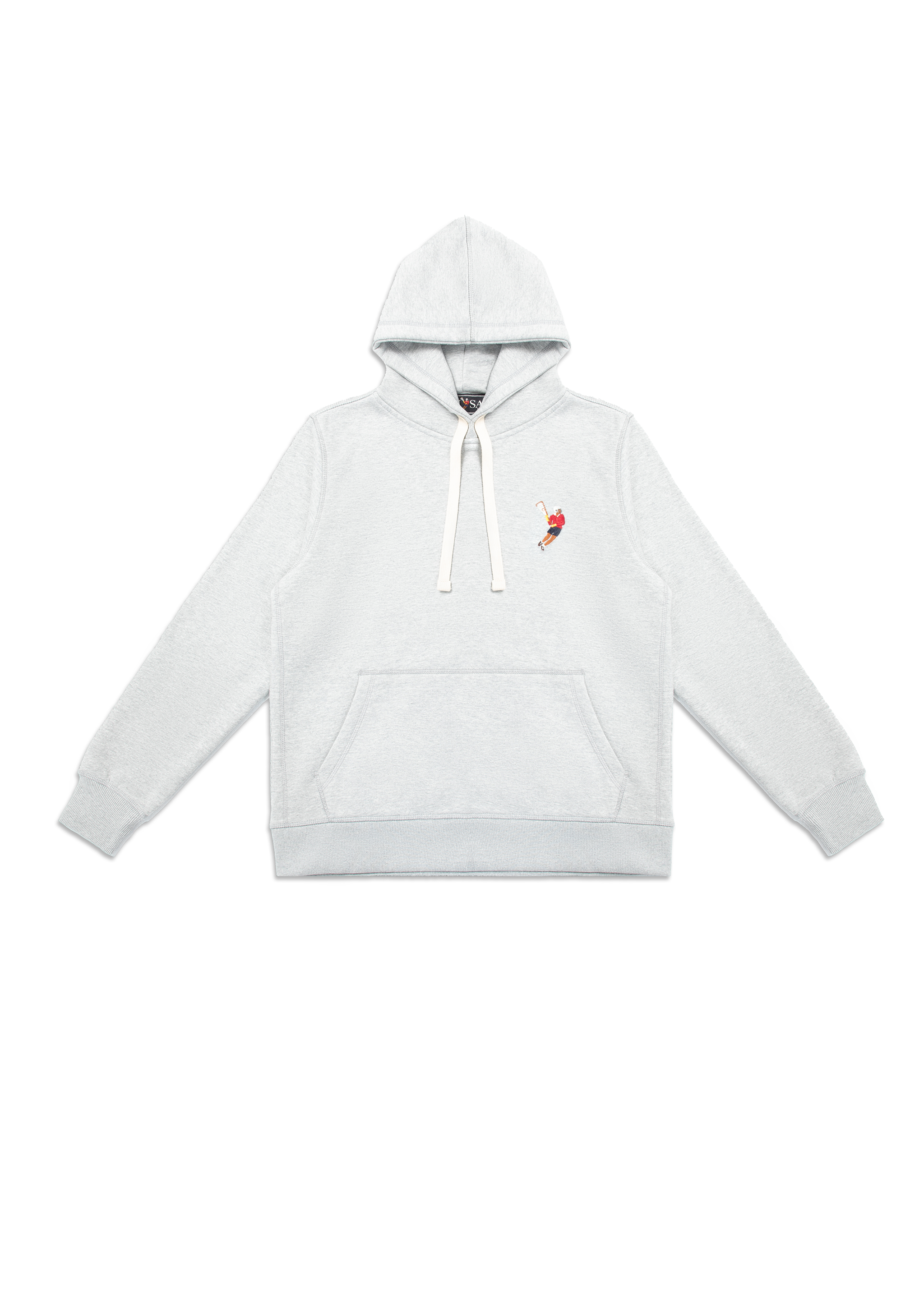 Heather Grey Classic Lacrosse Pullover Hoodie