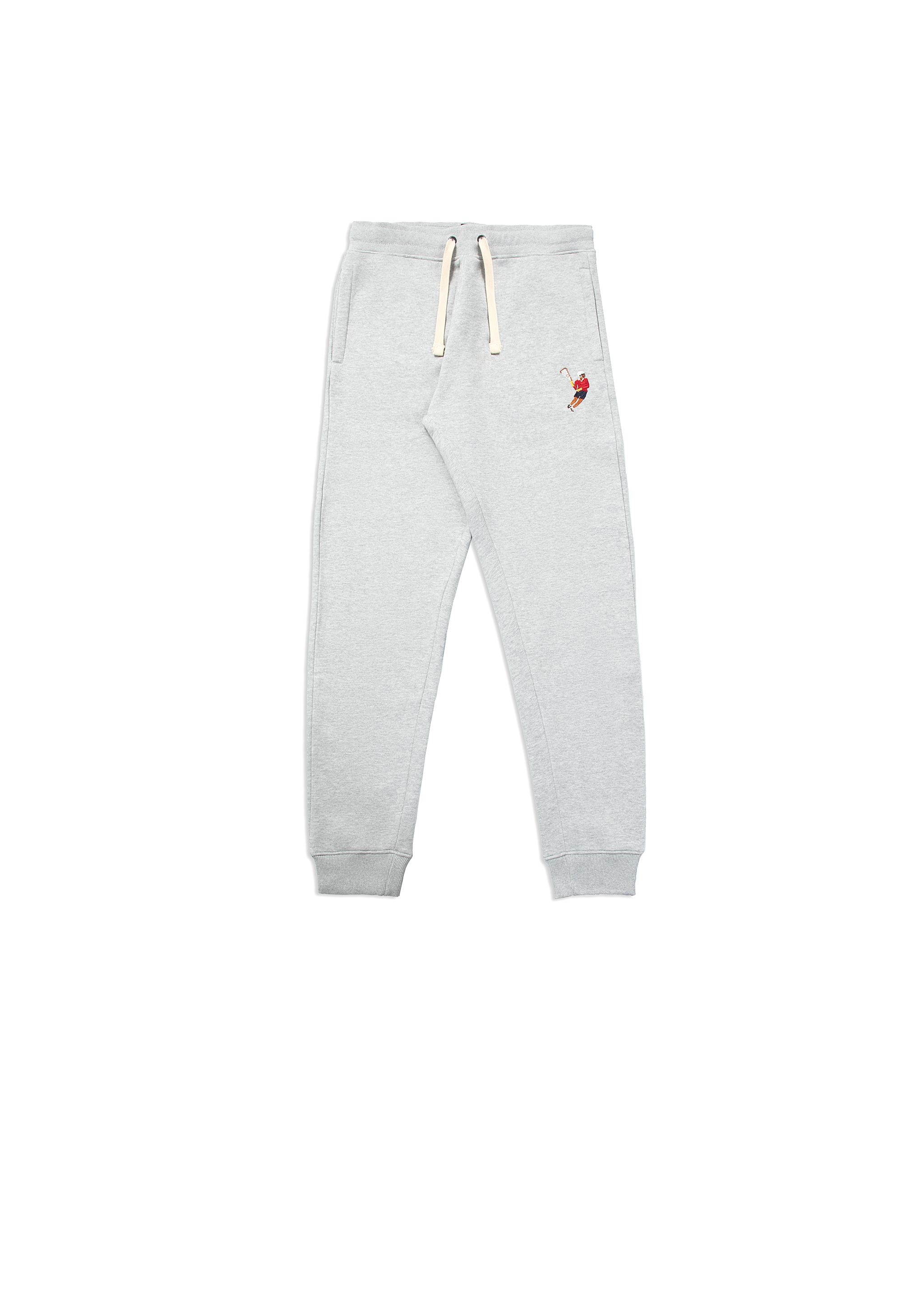 Heather Grey Fleece Lacrosse Jogger Pants